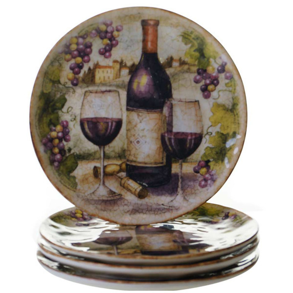 Тарелка закусочная Certified Int. Виноградная долина 23см