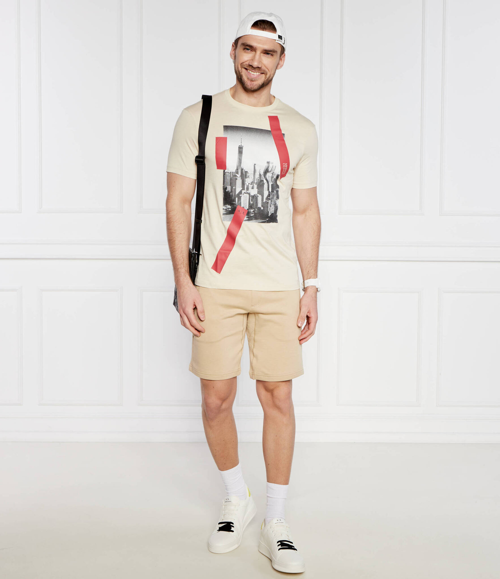 Футболка Armani Exchange - песочный(3DZTHR ZJBYZ)