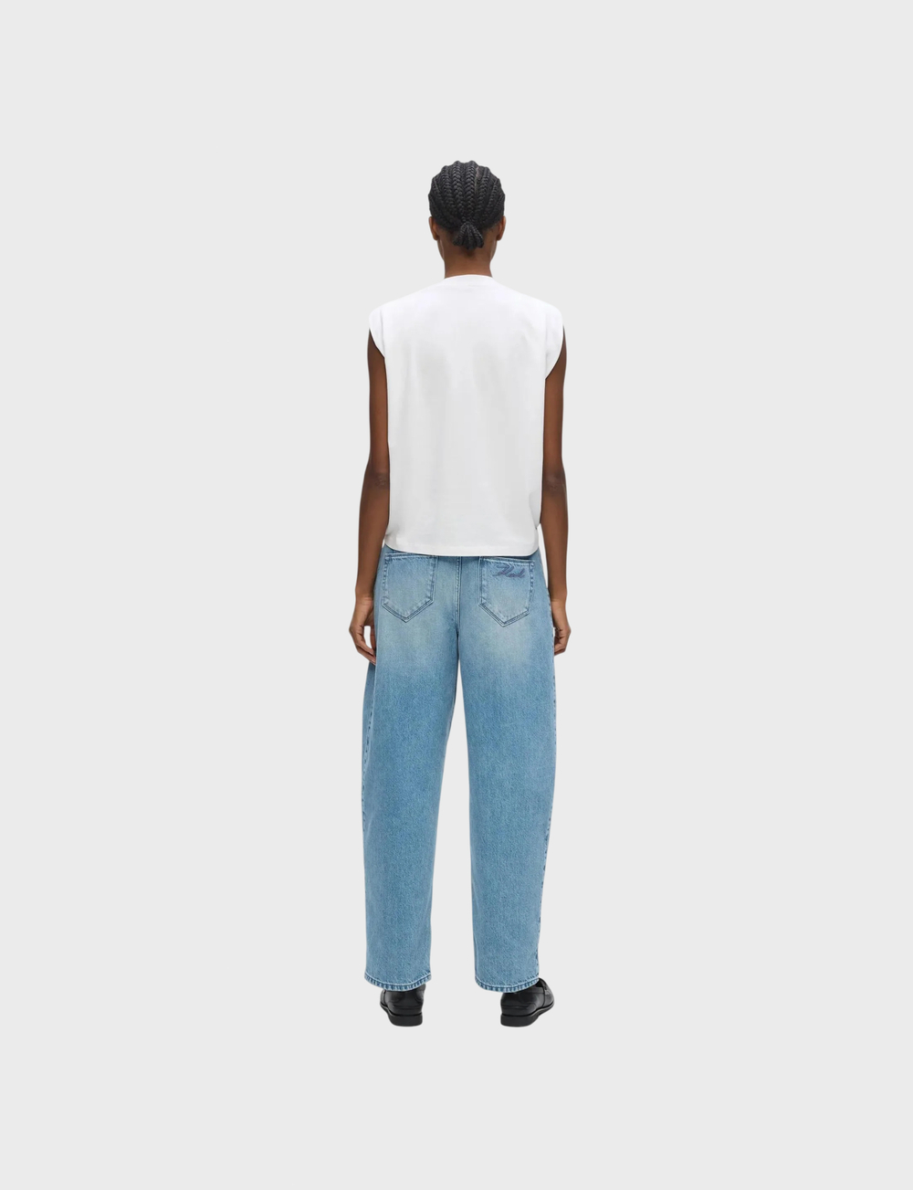 Джинсы KARL LAGERFELD Barrel Denim Pants