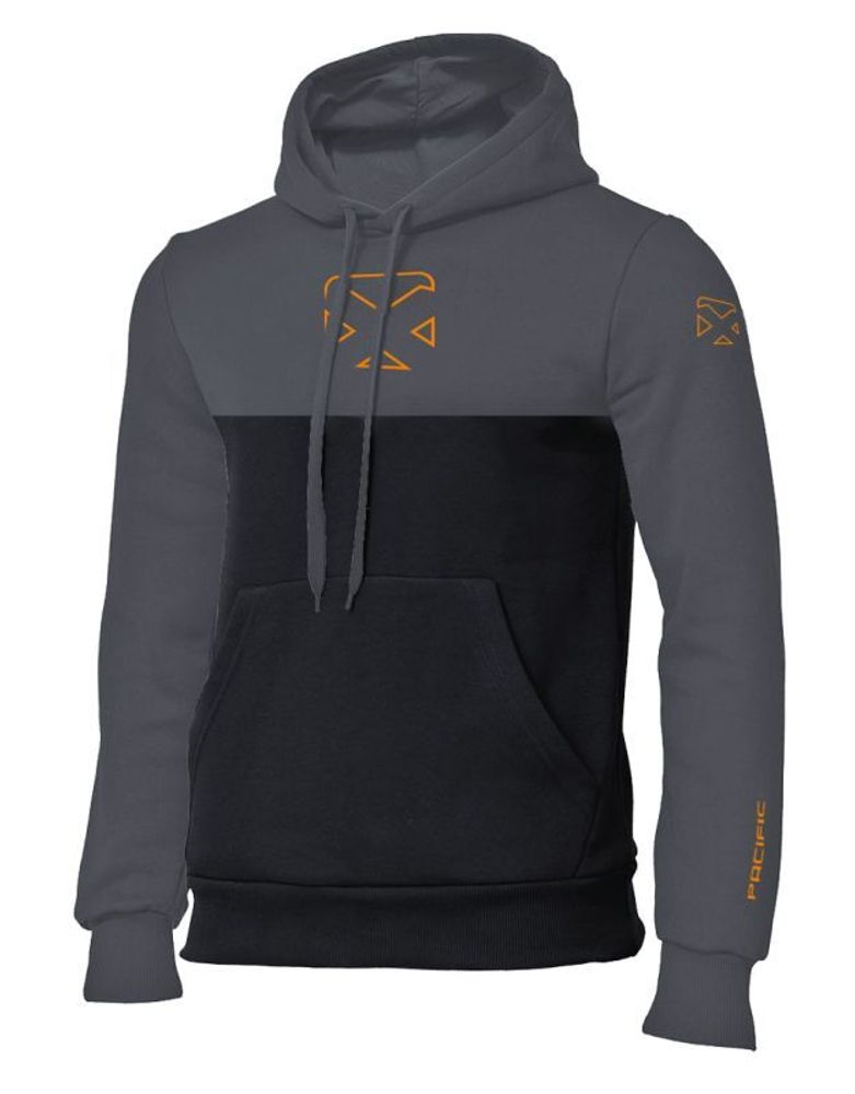 Мужская теннисная кофта Pacific Break Hoodie M - hoodie grey/black