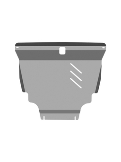 Защита картера (с креп.) для TOYOTA Fielder (2006-2012) 1.5 бензин CVT FWD правый руль (алюминий, 3 мм)  NLZ.48.39.030A NEW