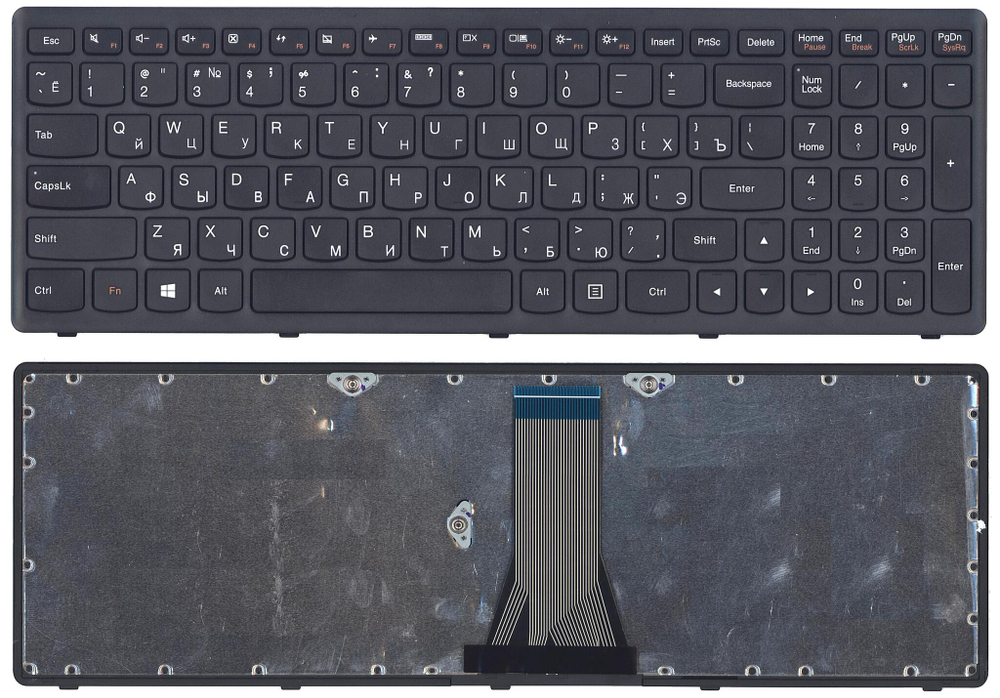 Клавиатура для ноутбука Lenovo G505s Z510 S510 черная