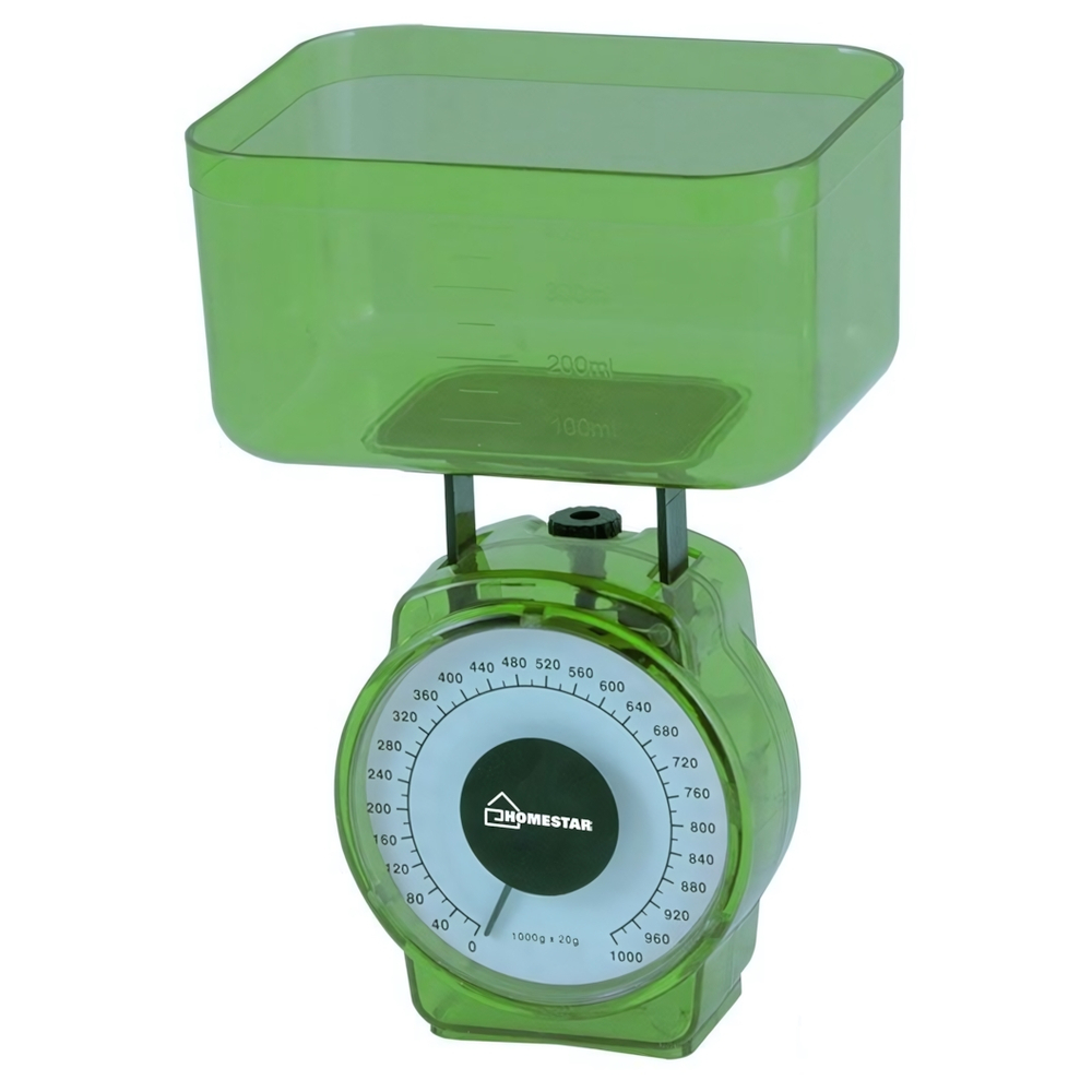 Весы настольные механические HOMESTAR HS-3004М с чашкой 1 кг.