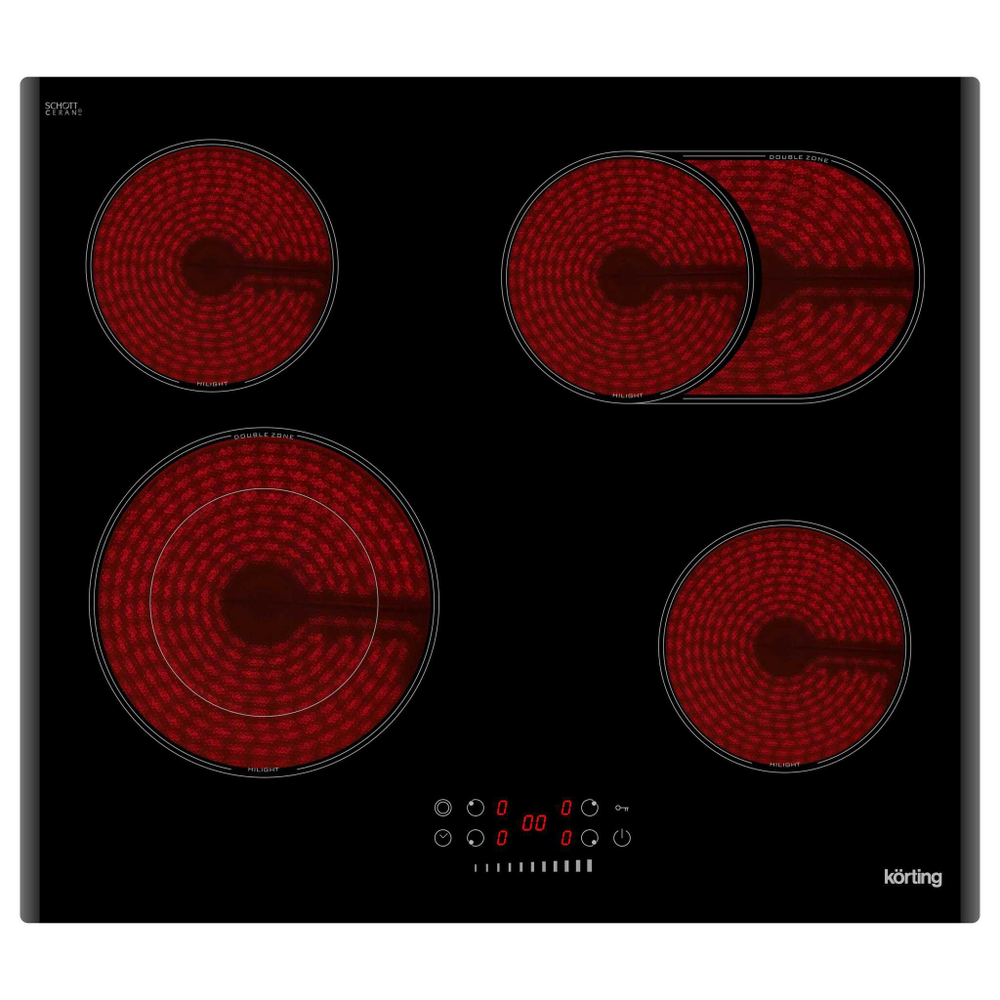 Электрическая варочная панель Korting HK 62550 B