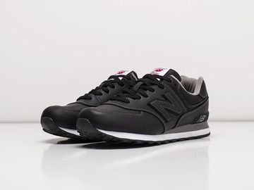 Кроссовки New Balance 574 Leather Black