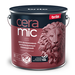 Краска BRITE CERAMIC для интенсивно используемых помещений база А
