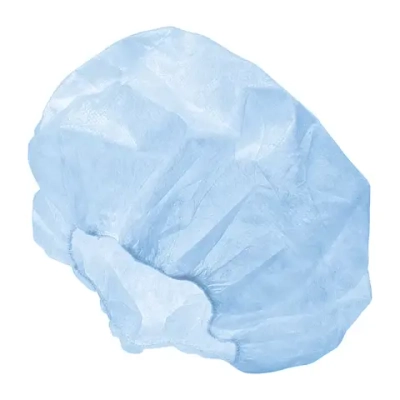 Шапочка-берет пл.12 голубая 100 шт