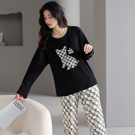 [m]Пижама штаны+футболка дл/р 8266