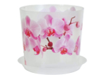 Кашпо Деко 1,2л 125мм (Орхидея микс)