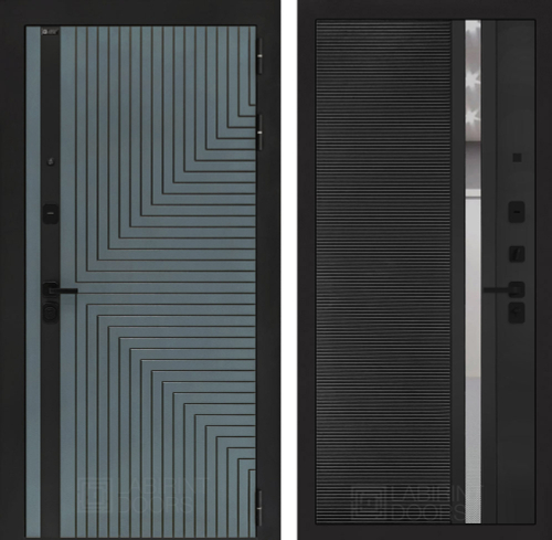 Кредор 31 чёрный кварц, зеркальная вставка с тонировкой