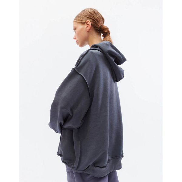 Худи Лого темно-серый - фото 6