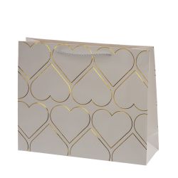 GAEM Пакет подарочный M (бумага 210г/м2, блок 12шт), L32 W10 H26 см, 4в.