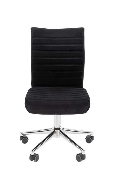 Офисное кресло Chairman 033 Россия ткань велюр T-84 черный