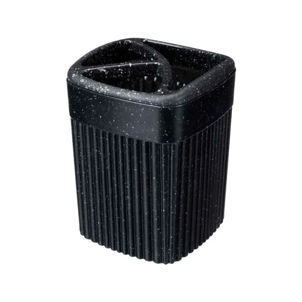 Стакан для зубных щеток velvet 90х119мм, 0,65л (черный гранит) (комплект 18 шт)