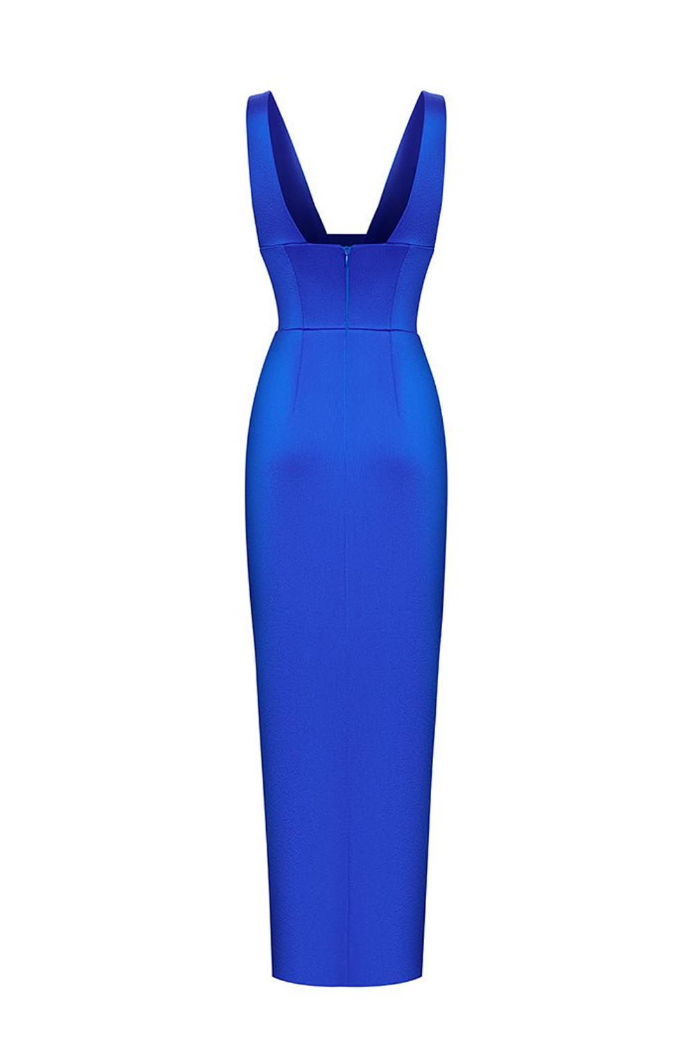 Платье миди удлиненное драпированное из сатина