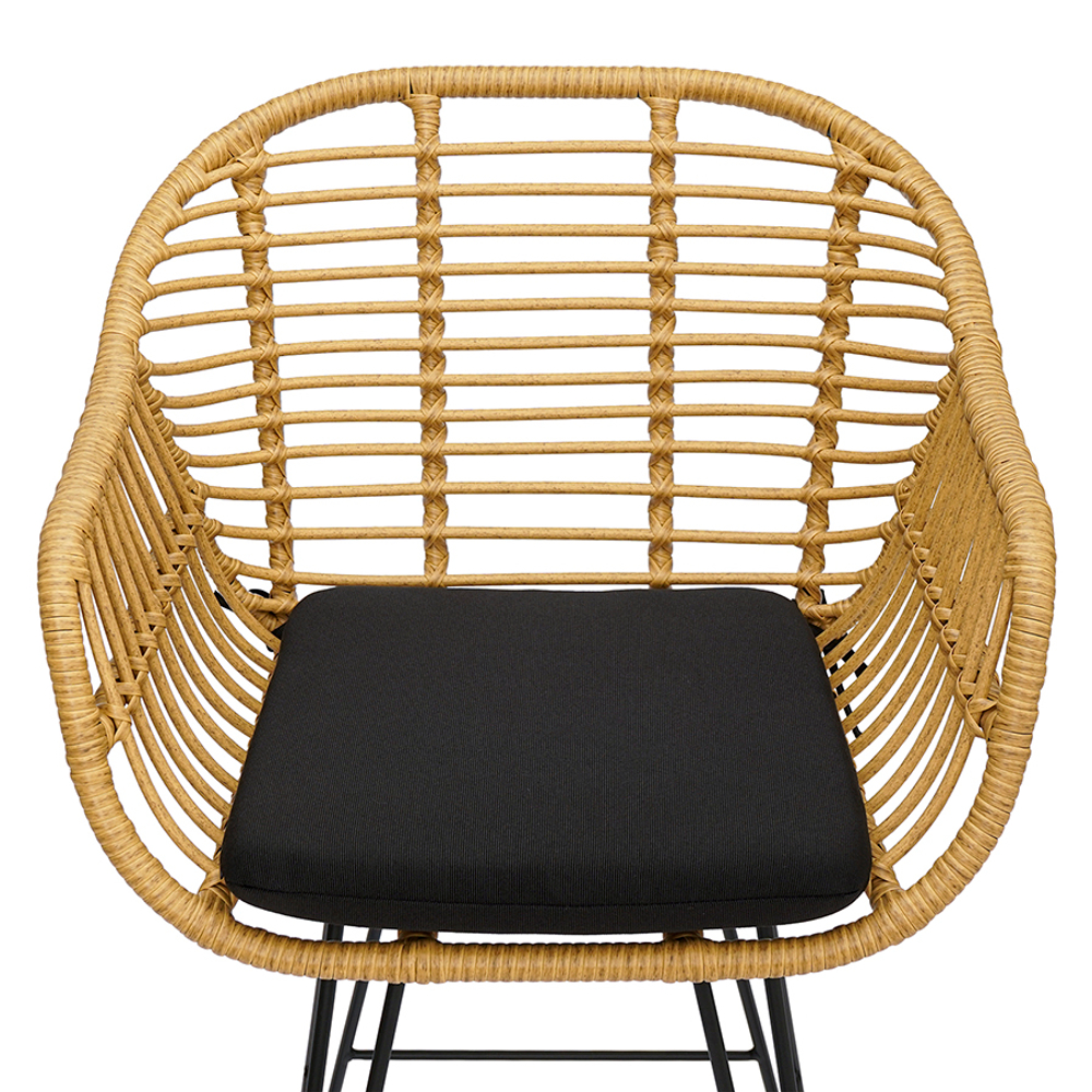 Стул барный Bergenson Bjorn Vetle Bent, ротанг