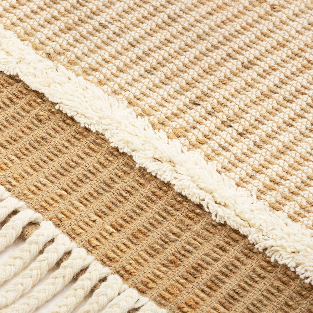 Ковер из джута и шерсти mumbai из коллекции ethnic, 120х180см