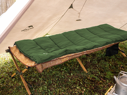 Спальный мешок Naturehike F150, хаки (NH22MSD05), молния слева