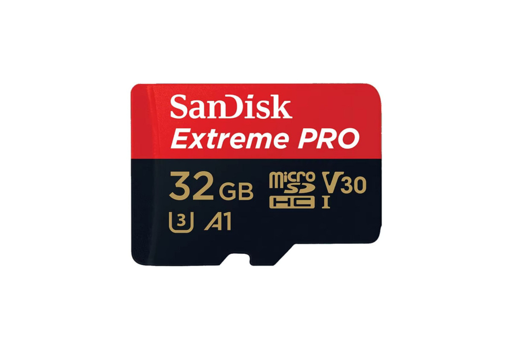 Карта памяти SanDisk MicroSD Class 10 Extreme Pro (100 Mb/s) + SD адаптер, 32GB