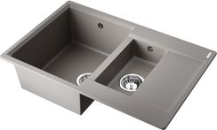 Мойка Daisen 78-2T-GR Tetogranit/Leningrad grey(арт.4993585)