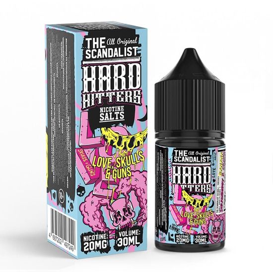 Жидкость The Scandalist Hardhitters, 30 мл, Love, Skulls, Guns