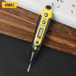 Индикаторная отвертка-тестер напряжения цифровая Deli DL8005 (12-250 В)