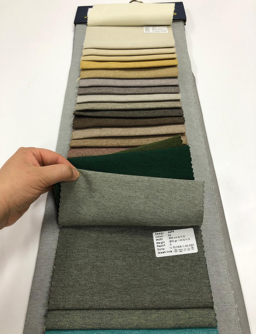 Портьерная ткань лен Megara арт. 6699