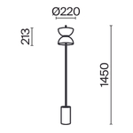 Напольный светильник (торшер) Maytoni MOD178FL-L11G3K