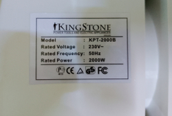 Обогреватель керамический KingStone КРТ-2000В