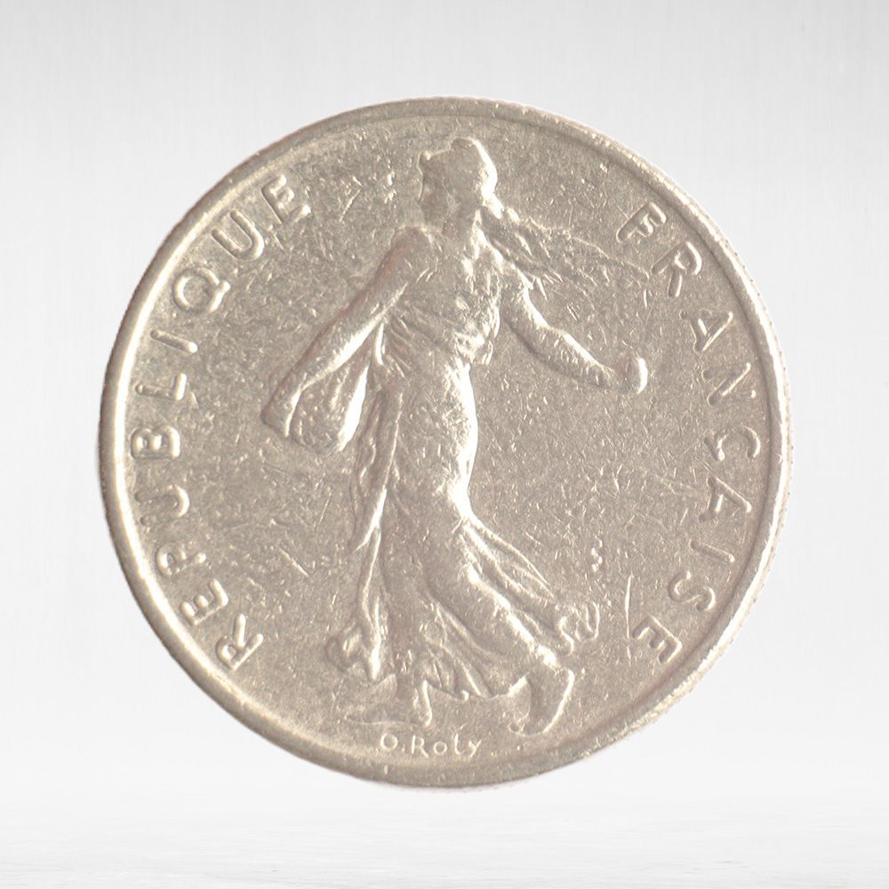 France, ½ Franc 1967 - Signature "O. Roty", VF