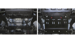Защита КПП АвтоБроня для Lifan Myway (V - 1.5T; 1.8) RWD 2016-н.в. (устанавл-ся совместно с 111.03317.1), штампованная, сталь 1.8 мм, с крепежом, 111.03318.1