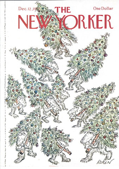 Журнал The New Yorker 12-12-1977, обложка