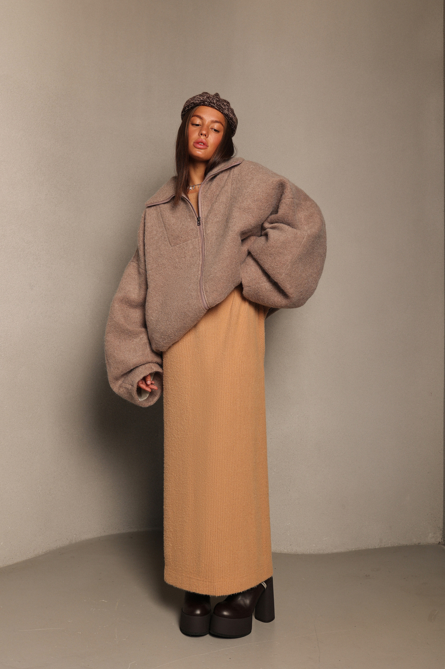 Юбка прямая на резинке