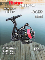 Катушка Histar CKS 1000 4+1 bb