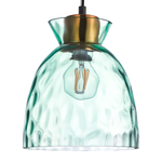 806114 Подвес NUBELLA 1х12W (led) E27 ЧЕРНЫЙ/БРОНЗА/ГОЛУБОЙ