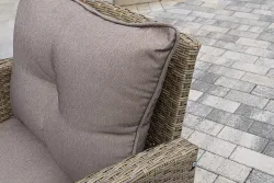 "Атланта" лаунж-зона из искусственного ротанга, цвет соломенный
