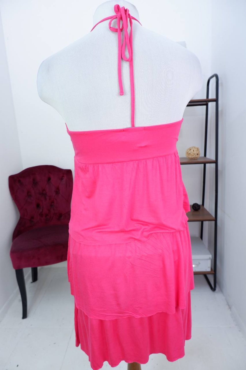 Платье TEZENIS яркое, с открытой спиной, для веселого настроения 42 размер