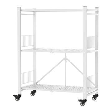 Стеллаж Tidan, 70х36х83, белый, 3 полки, сталь