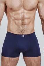 Мужские обтягивающие трусы-боксеры с гладкими внутренними швами (Размер: XXL) (Цвет: синий)
