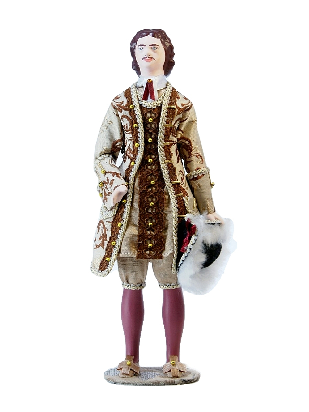 Кукла коллекционная Пётр Первый в бальном костюме