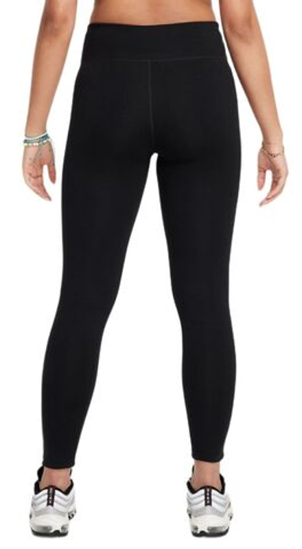 Брюки для девочки Nike Sportswear Classic High-Waisted - black/white