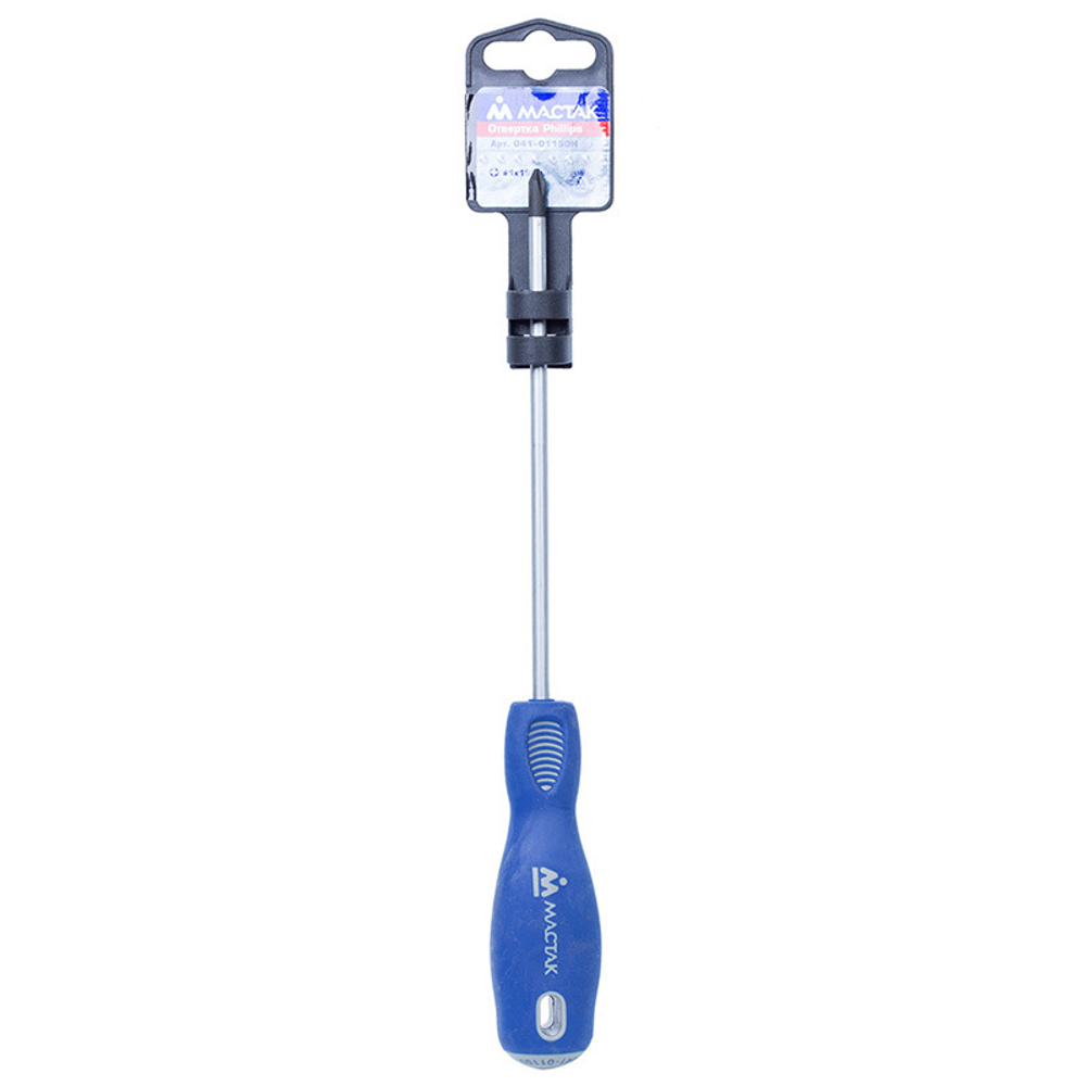 МАСТАК (041-01150H) Отвертка крестовая Phillips PH1 x 150 мм
