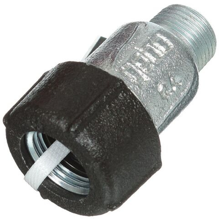 Муфта 1/2", DN 15, чугун, наруж рез, Gebo, 17.195.00.01