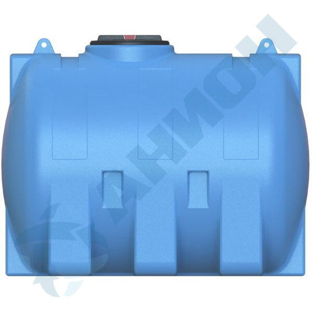 Емкость цилиндрическая горизонтальная с дыхательным клапаном
 Анион 2100 л. горизонтальная (1815x1320x1410см;синий) - арт.559413