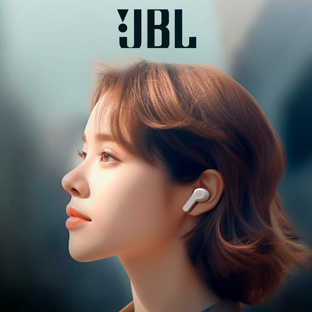 Беспроводные наушники JBL Wave Beam, USB Type-C, белый
