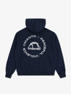 Худи MANTO LABEL 25 OVERSIZE темно-синее