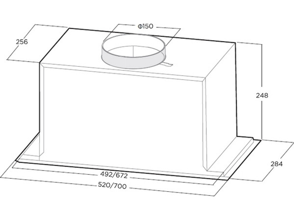 Вытяжка Midea MH60I370B
