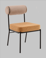 Стул обеденный Ponpoun бежевый терракотовый