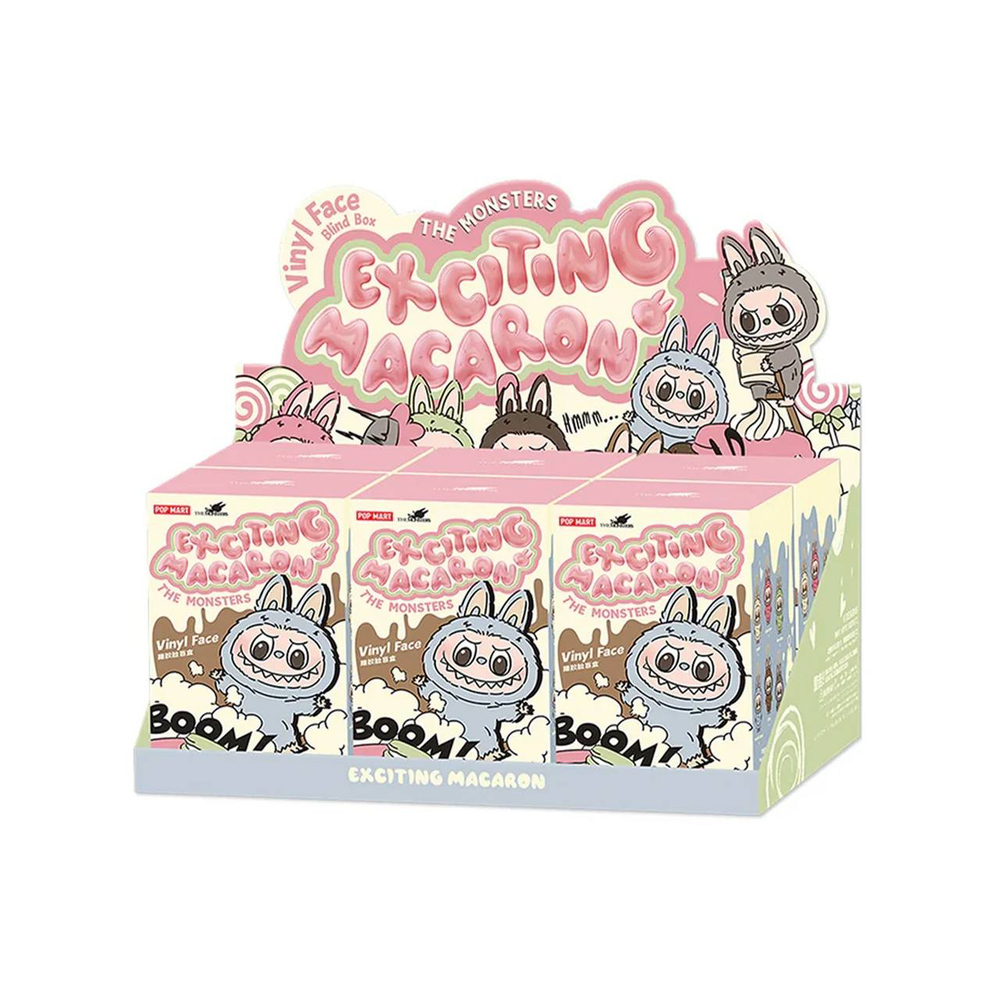 Labubu Exciting macaron box 6pcs (6 штук)