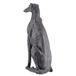Статуя собаки "Борзая" (правая) 46x22x77см полистоун